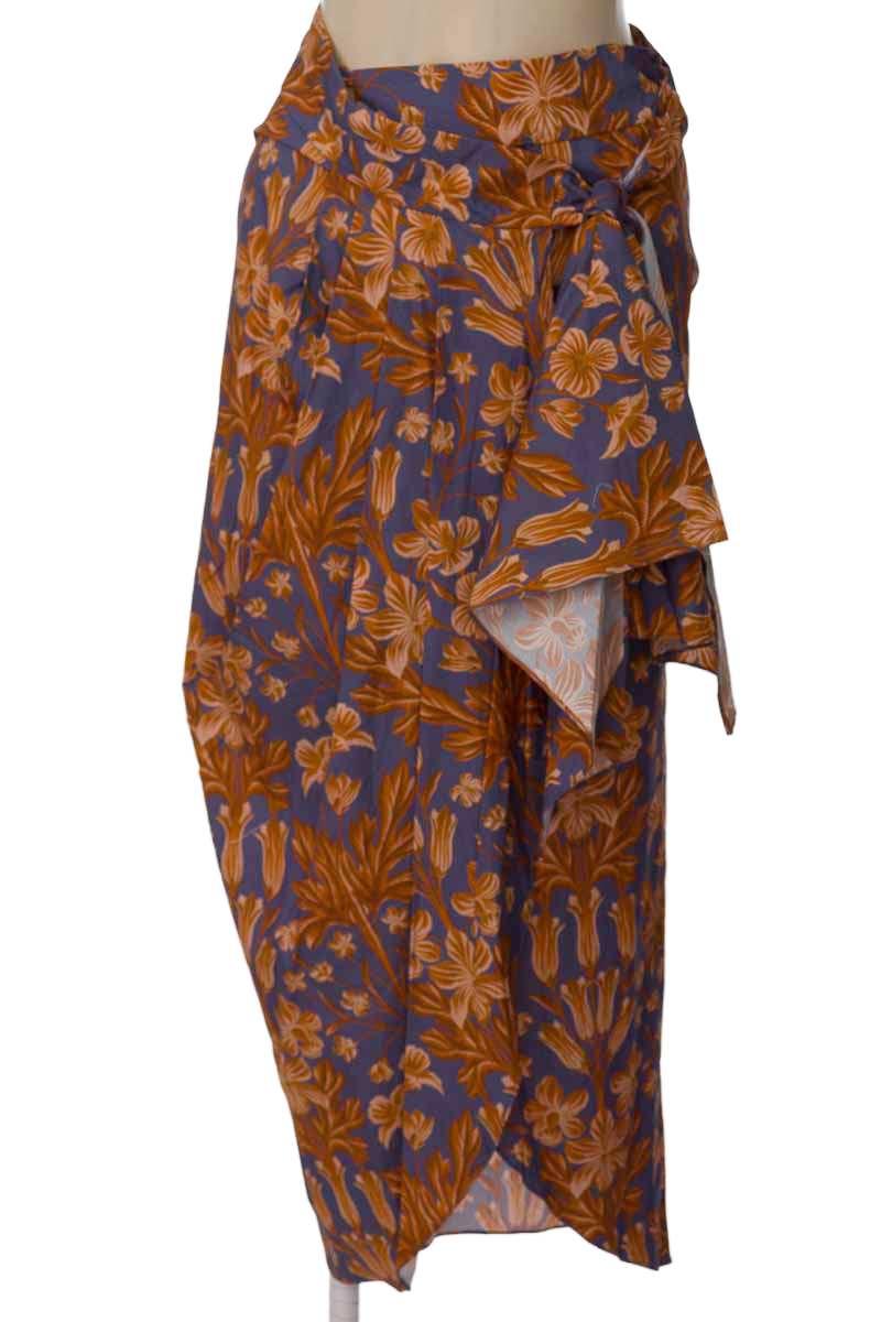 Falda color Azul - Eugenia Fernández