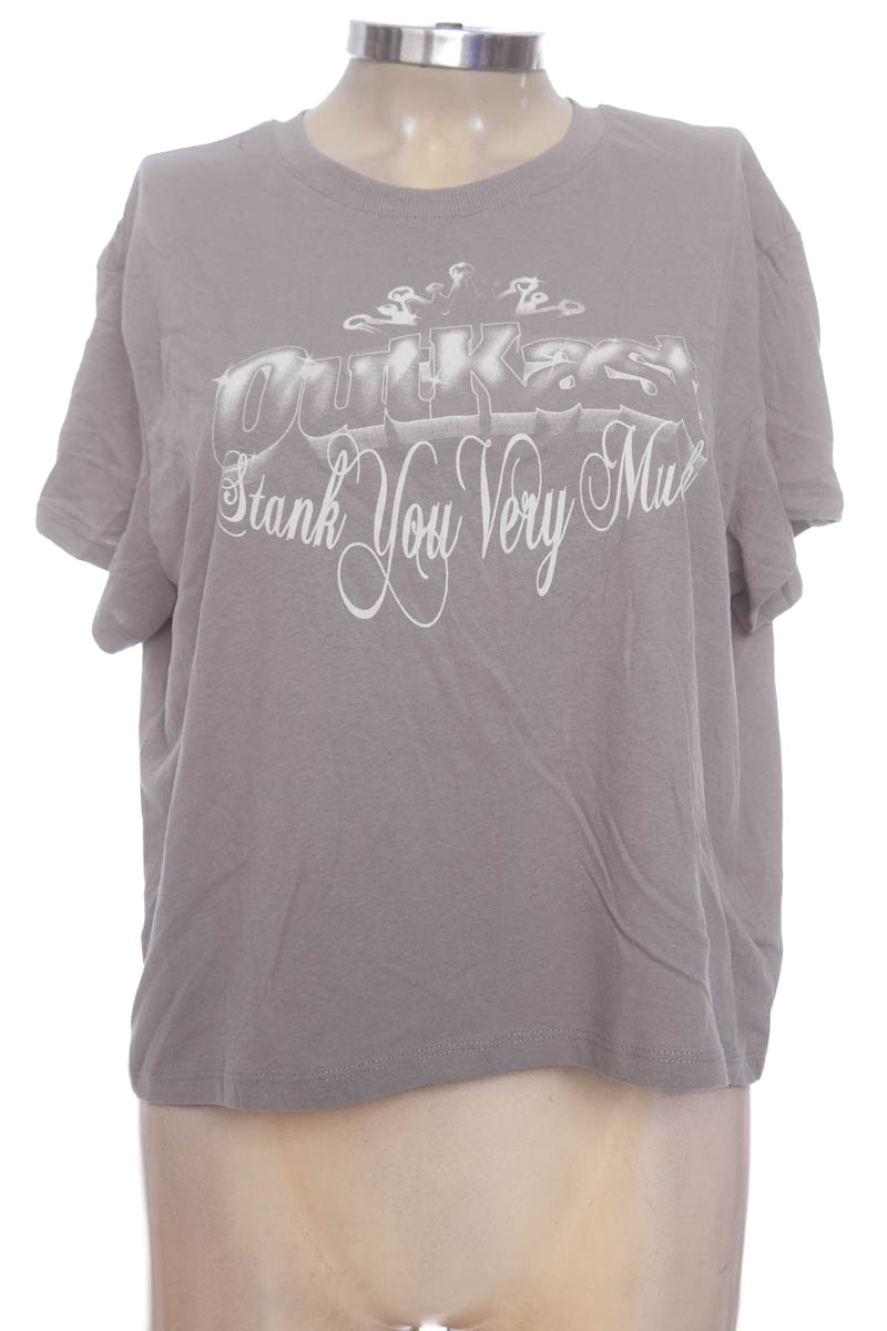 Top / Camiseta color Gris - Divided by H&M