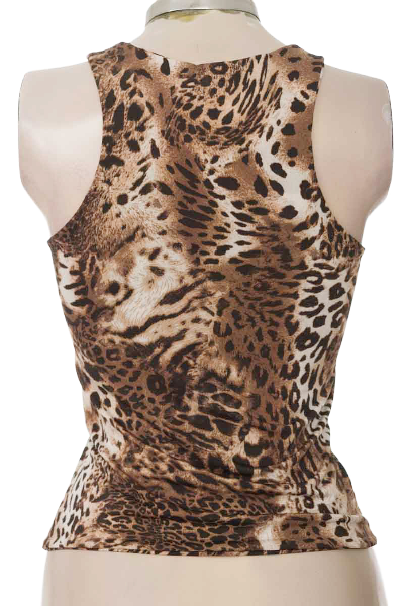 Top / Camiseta color Café - Zone Fashion