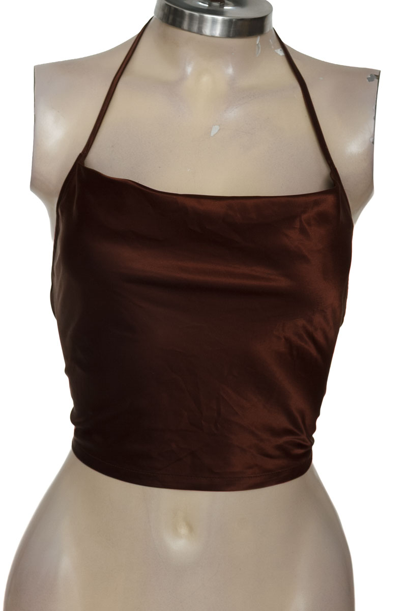 Top / Camiseta color Café - Divided by H&M