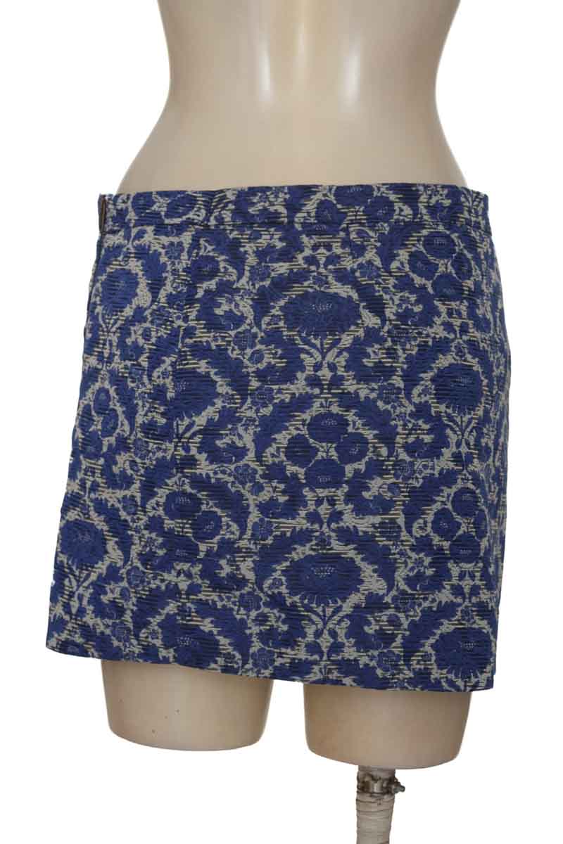Falda color Azul - Zara