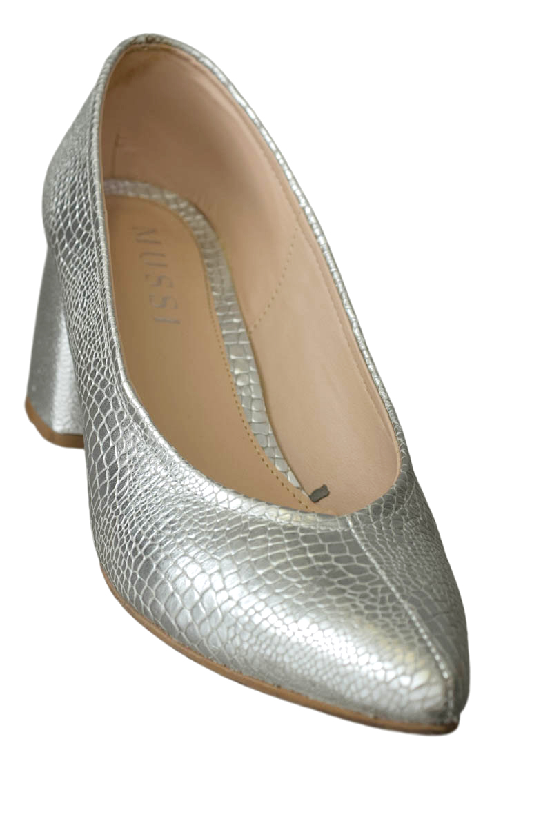 Zapatos color Plateado - Mussi