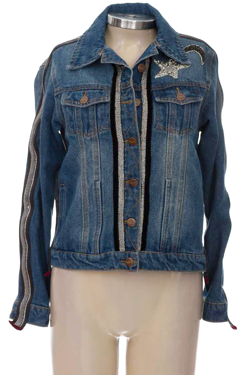 Chaqueta / Abrigo color Azul - Turchese By Sandra & Dahlia