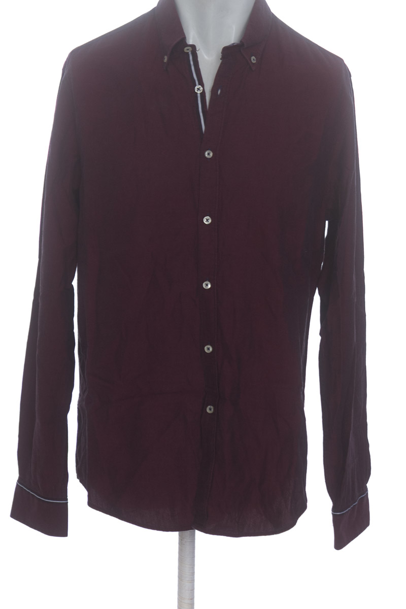 Camisa color Vinotinto - Zara