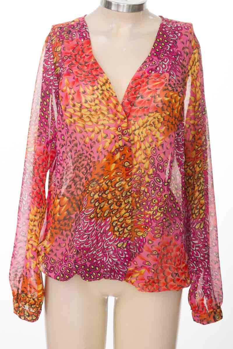 Blusa color Estampado - Azulu