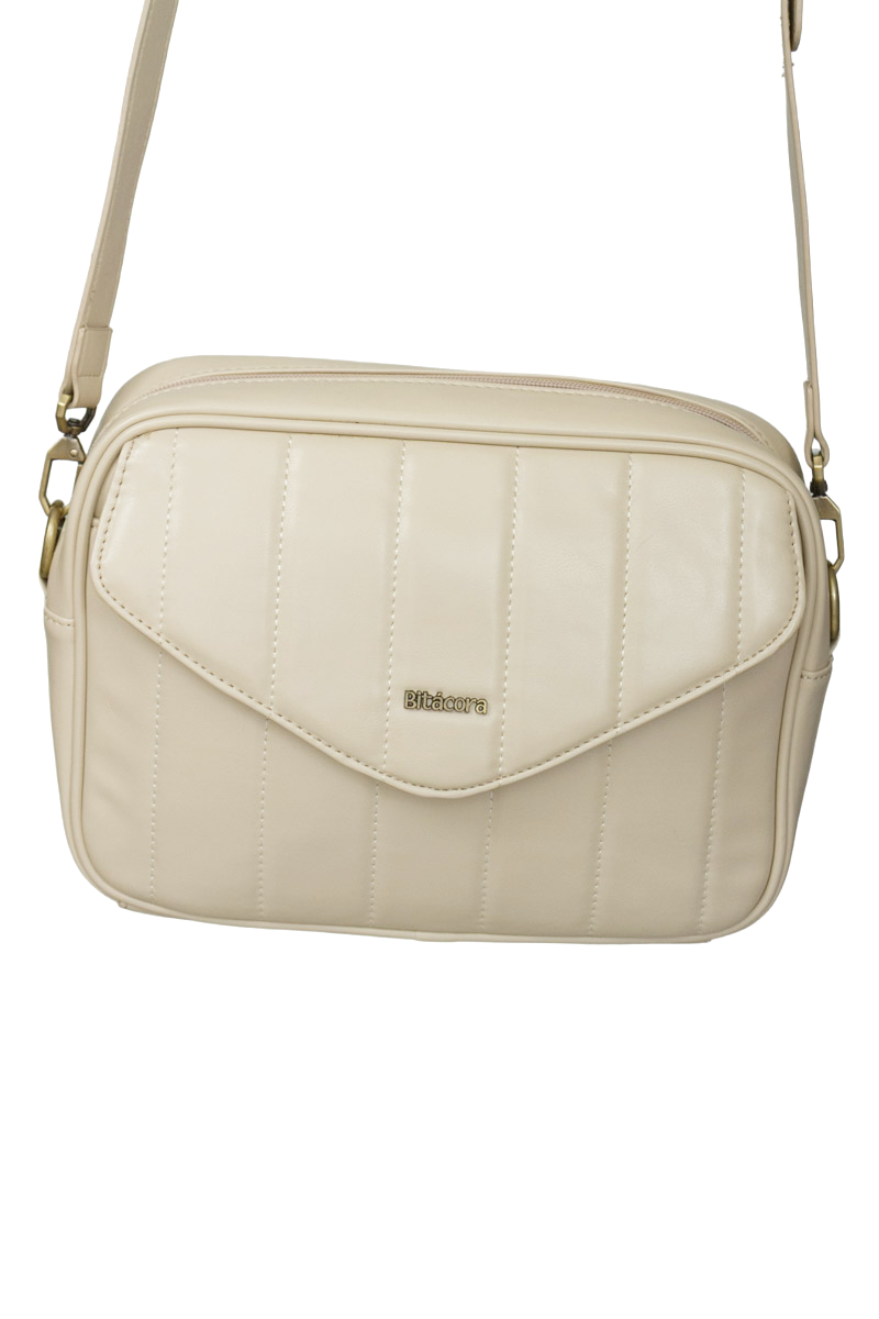 Cartera / Bolso / Monedero color Beige - Bitácora