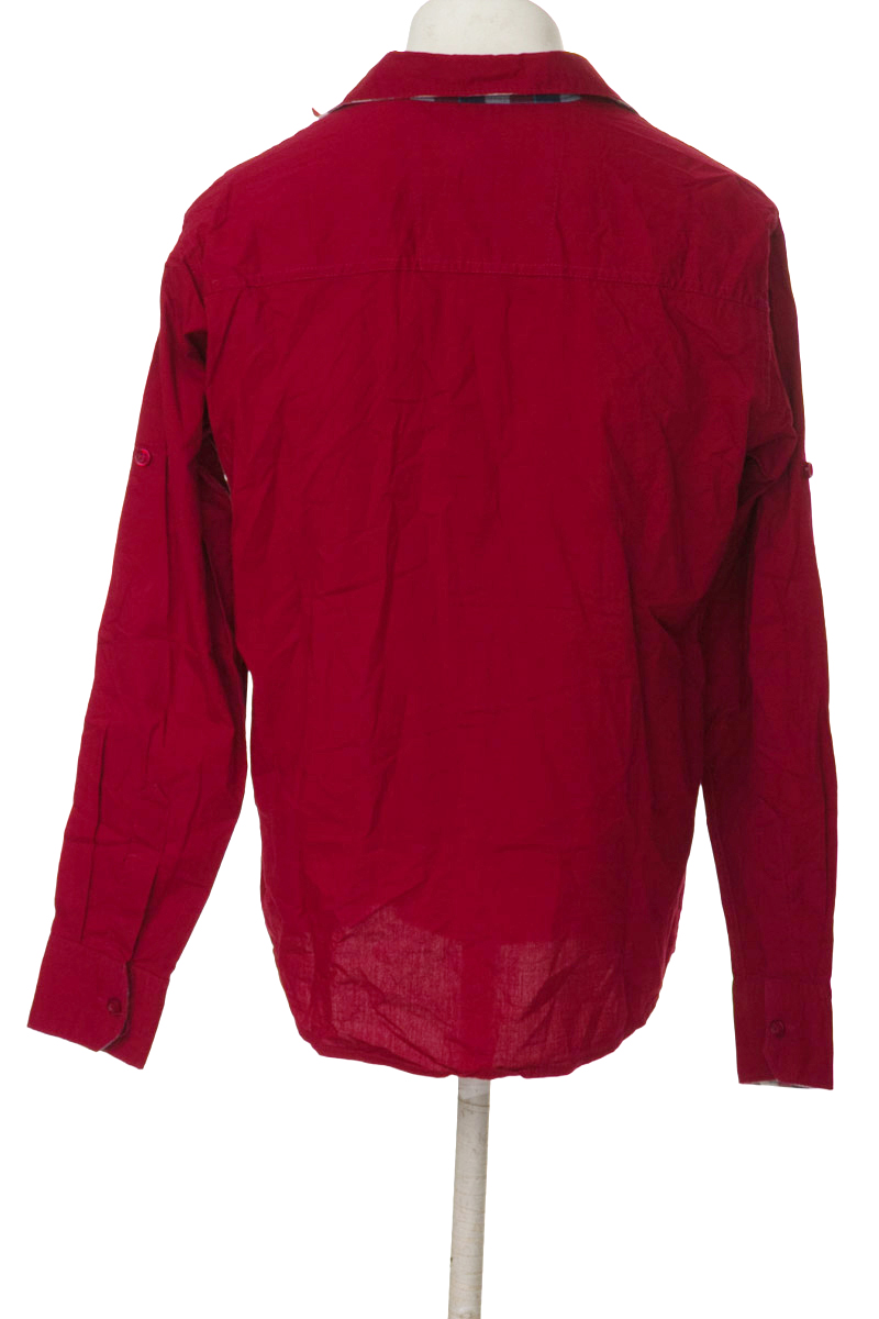 Camisa color Vinotinto - Petro Azul