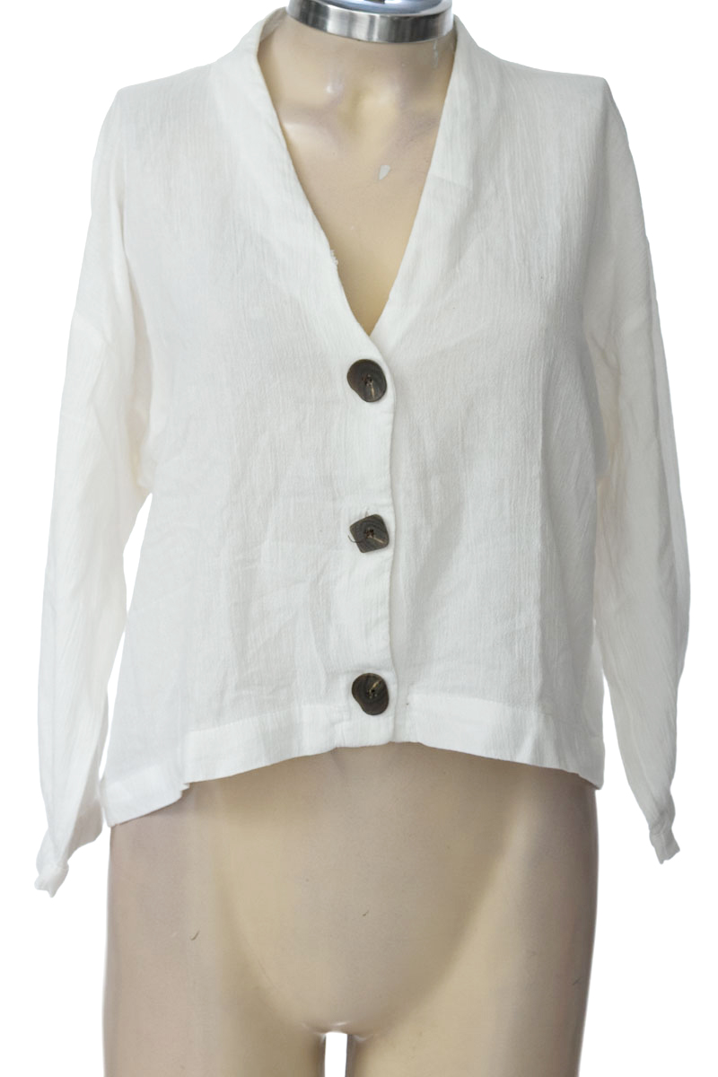 Blusa color Blanco - Pull & Bear