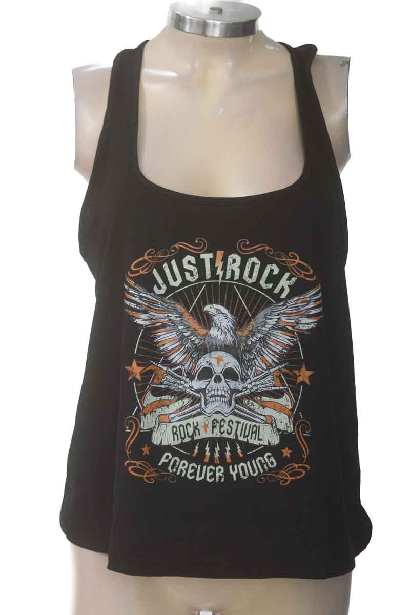 Top / Camiseta color Negro - Shein