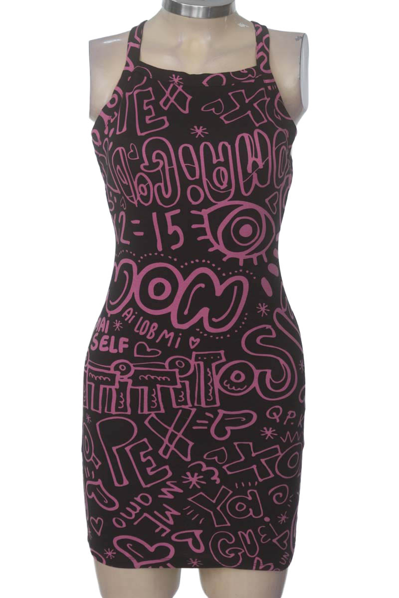 Vestido / Enterizo color Negro - Bershka