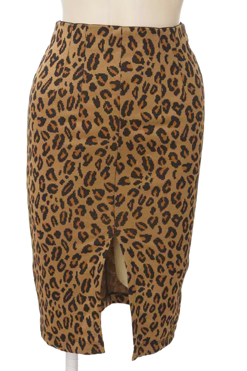 Falda color Café - Stradivarius