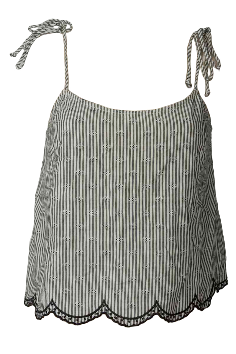 Top / Camiseta color Gris - Divided by H&M