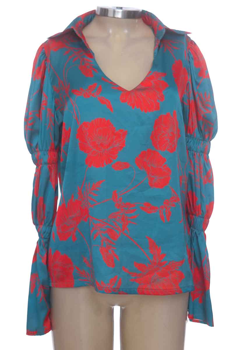 Blusa color Azul - Forbici by Daniela Castillo