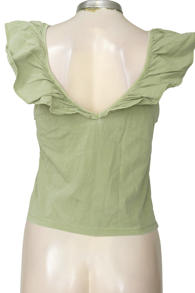 Top / Camiseta color Verde - Zara