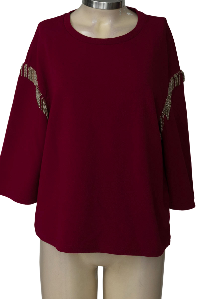 Blusa color Vinotinto - Stradivarius