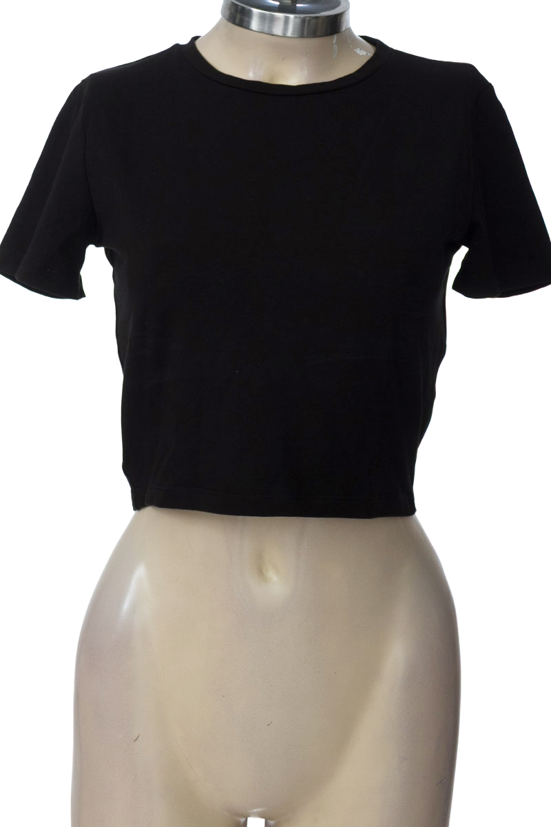 Top / Camiseta color Negro - Zara