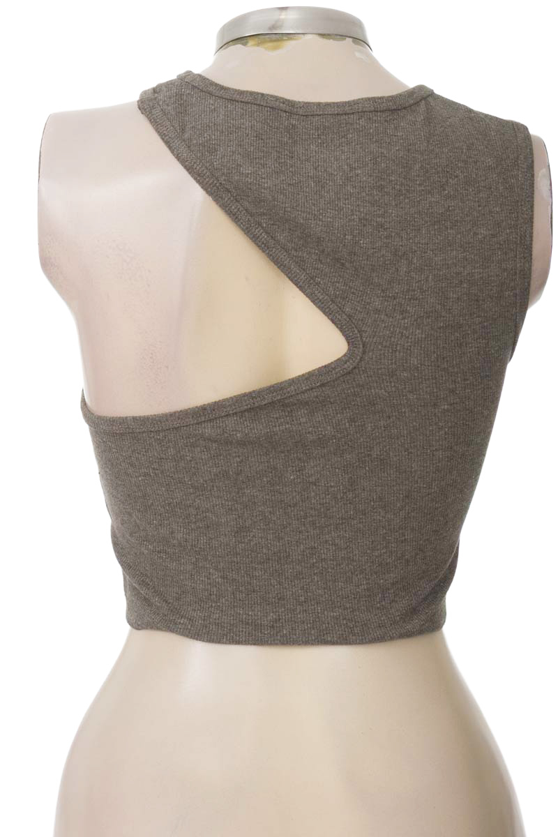 Top / Camiseta color Gris - Zara