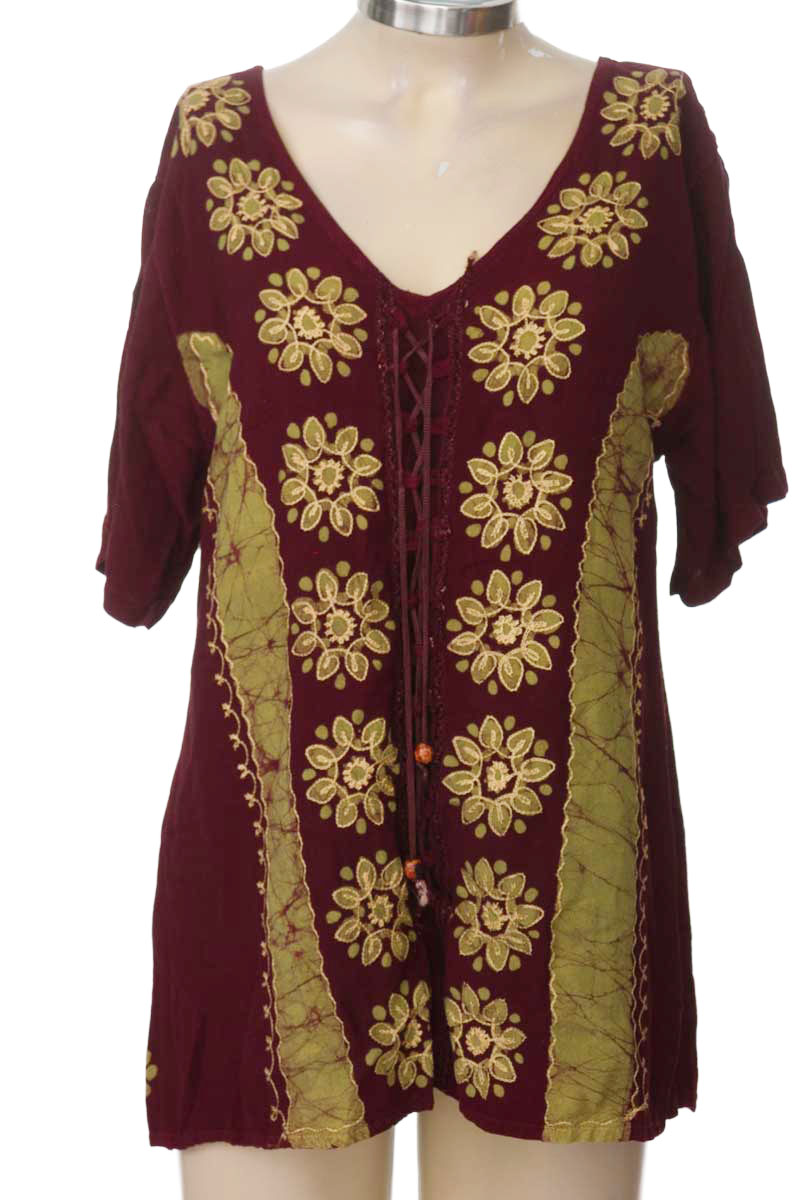 Blusa color Vinotinto - Ludy