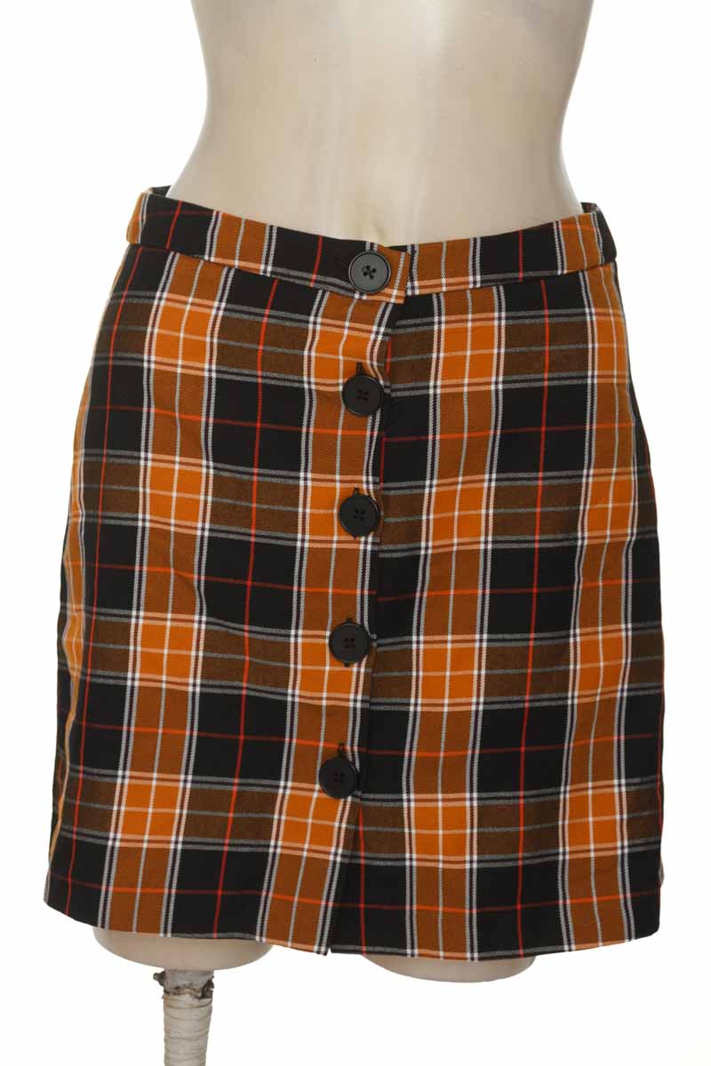 Falda color Café - Stradivarius