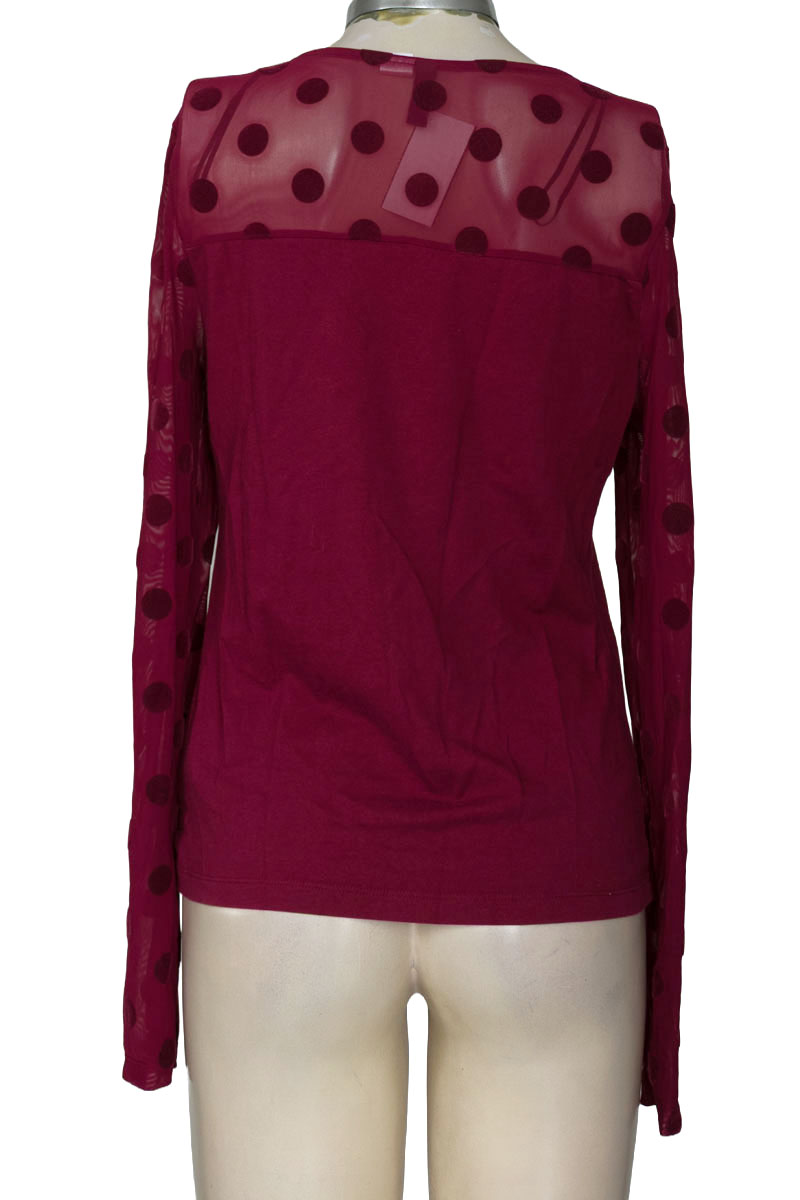 Top / Camiseta color Vinotinto - Divided by H&M