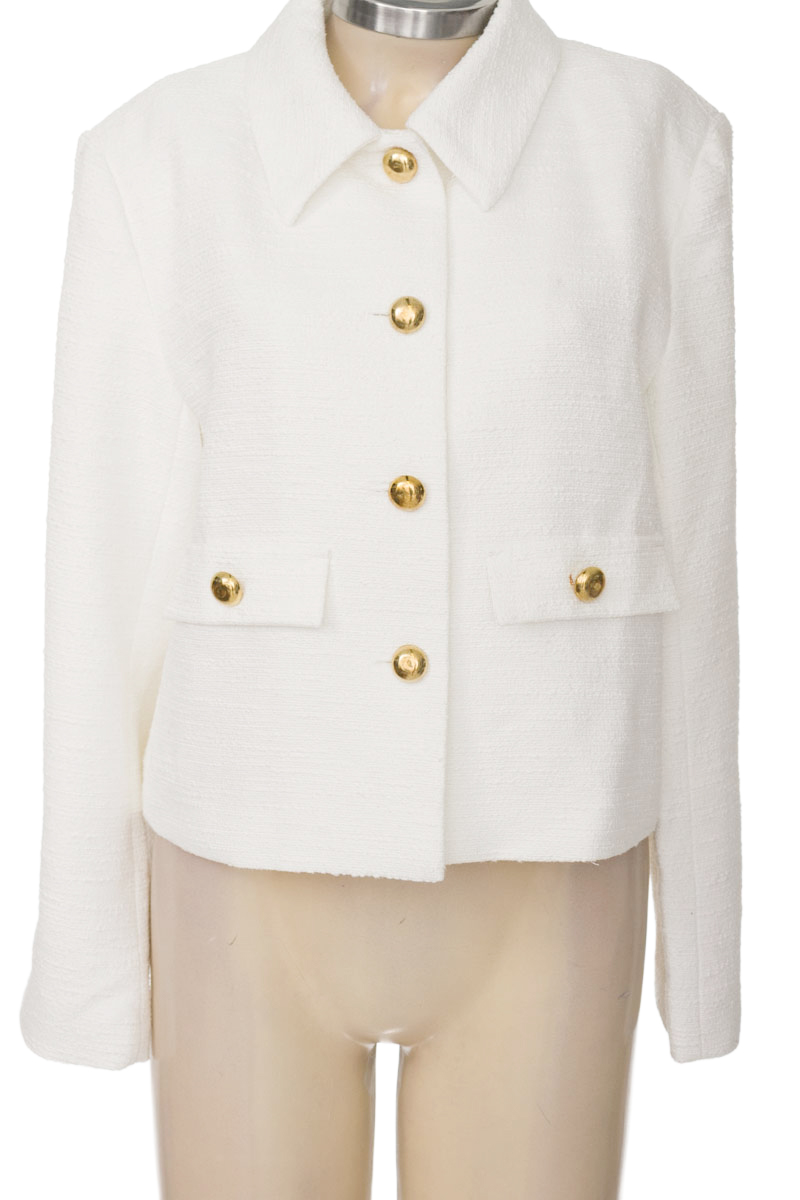 Chaqueta / Abrigo color Blanco - NAF NAF