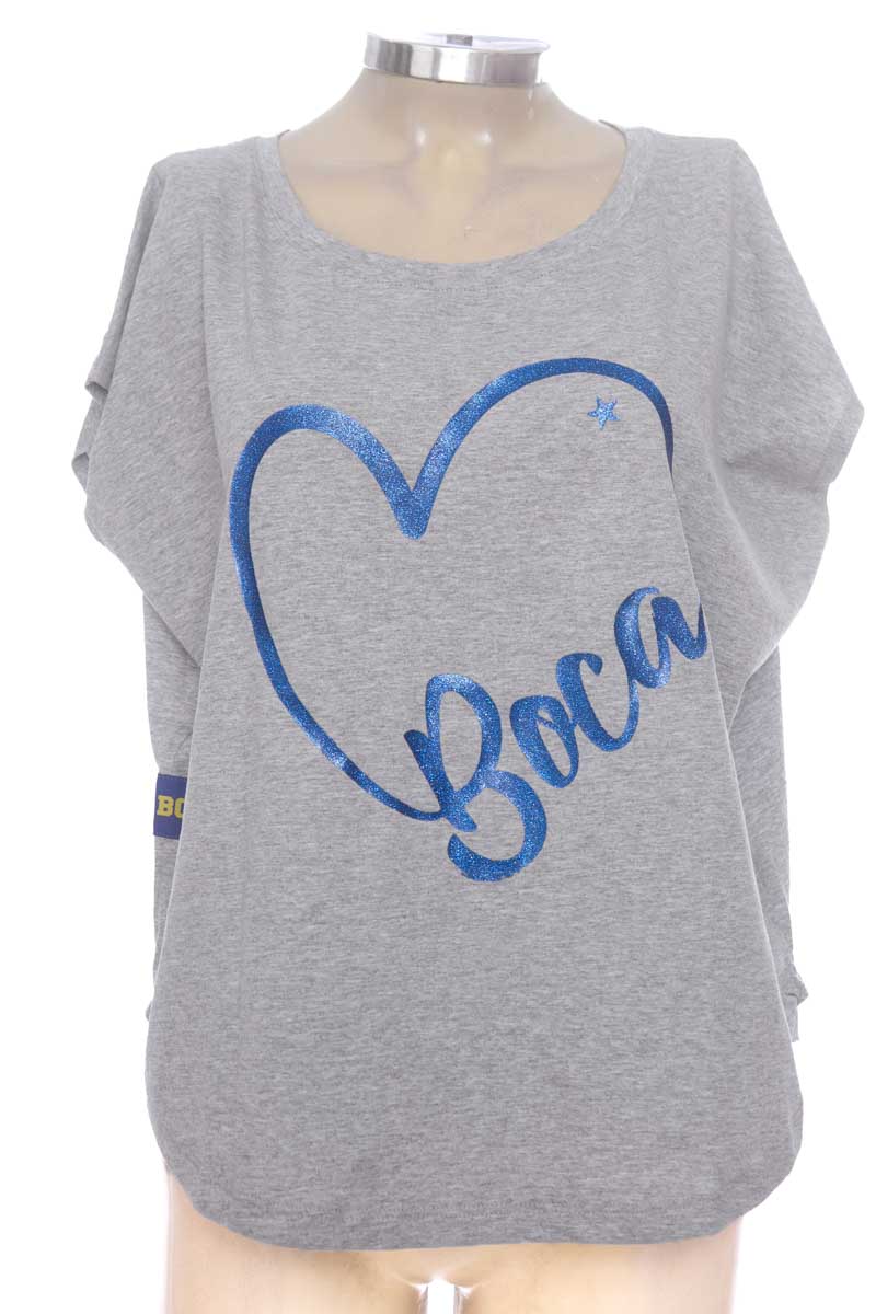 Top / Camiseta color Gris - Boca Juniors