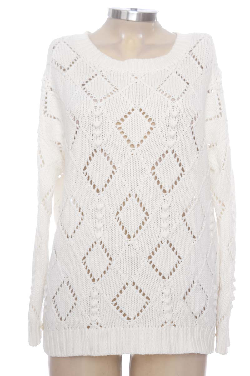 Sweater color Blanco - NAF NAF
