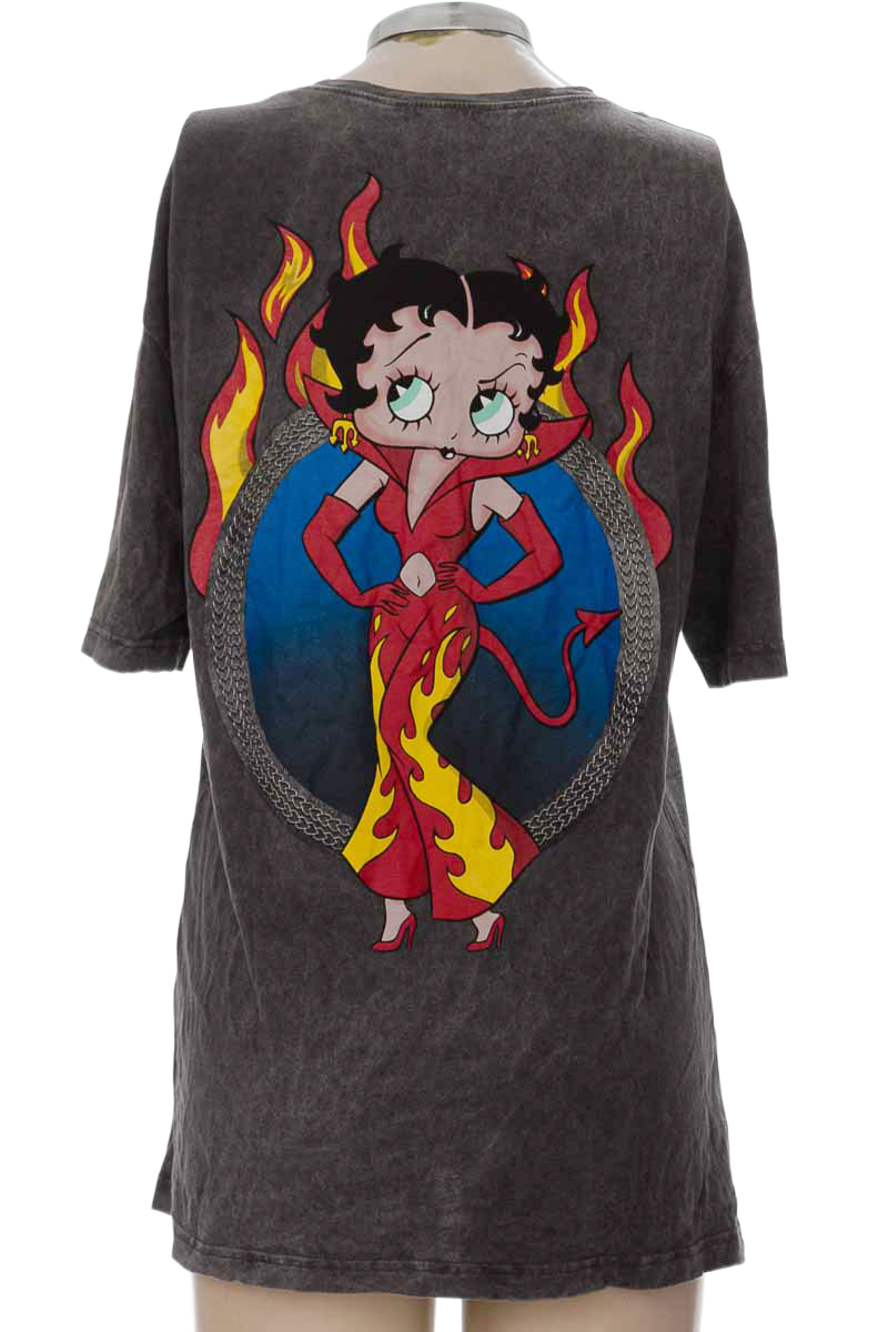 Top / Camiseta color Gris - Zara