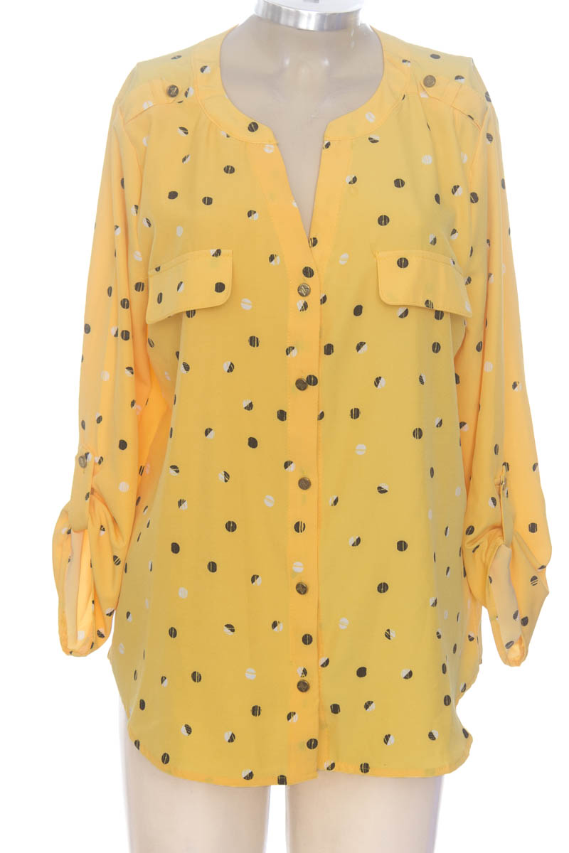Blusa color Amarillo - Adrienne Vittadini