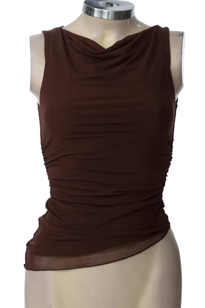 Top / Camiseta color Café - Divided by H&M