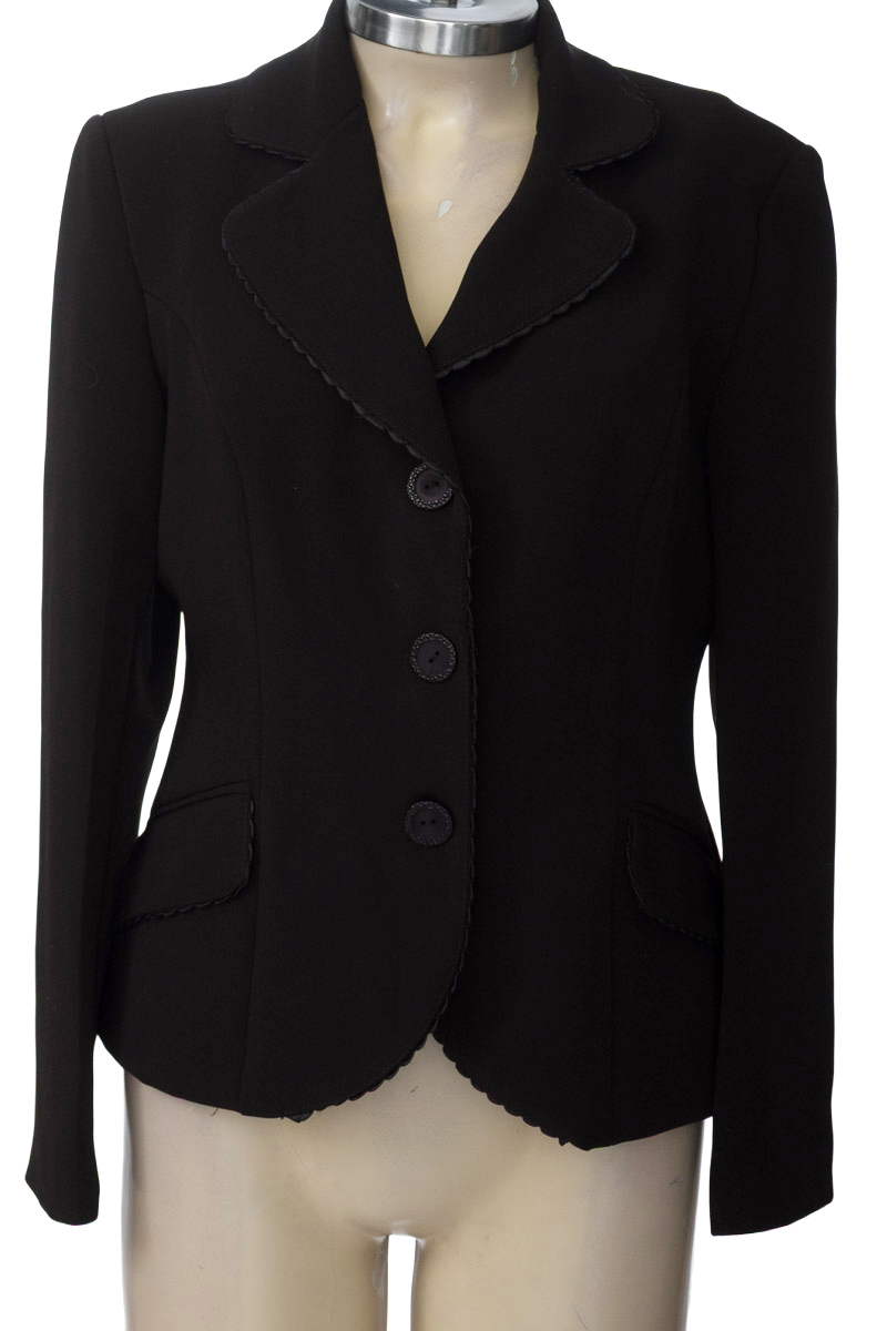 Chaqueta / Abrigo color Negro - Canela