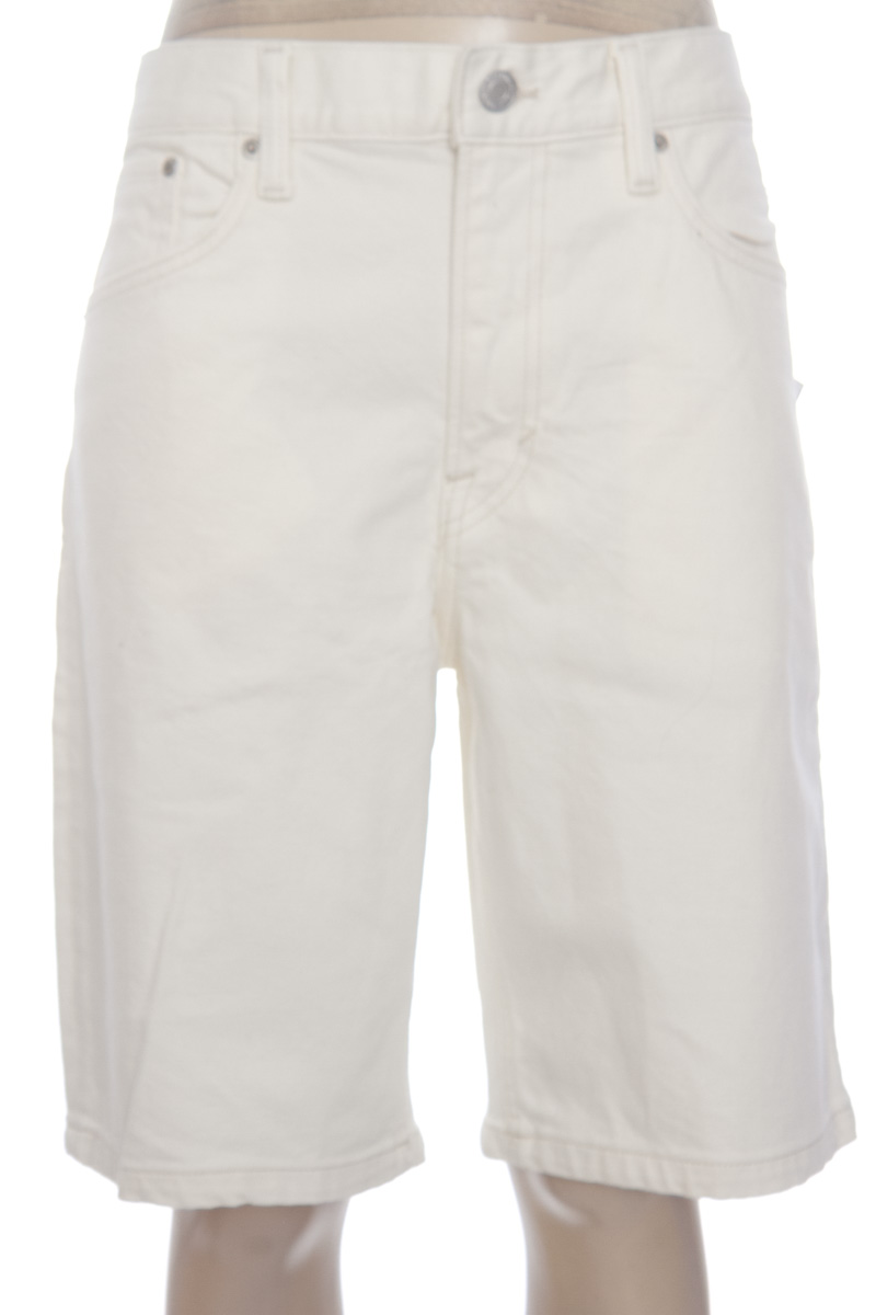 Bermuda - Pantaloneta color Blanco - H&M