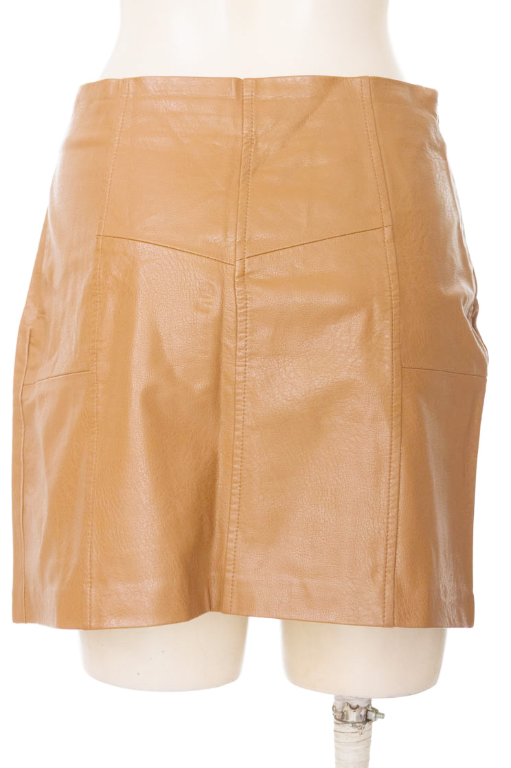 Falda color Café - Stradivarius