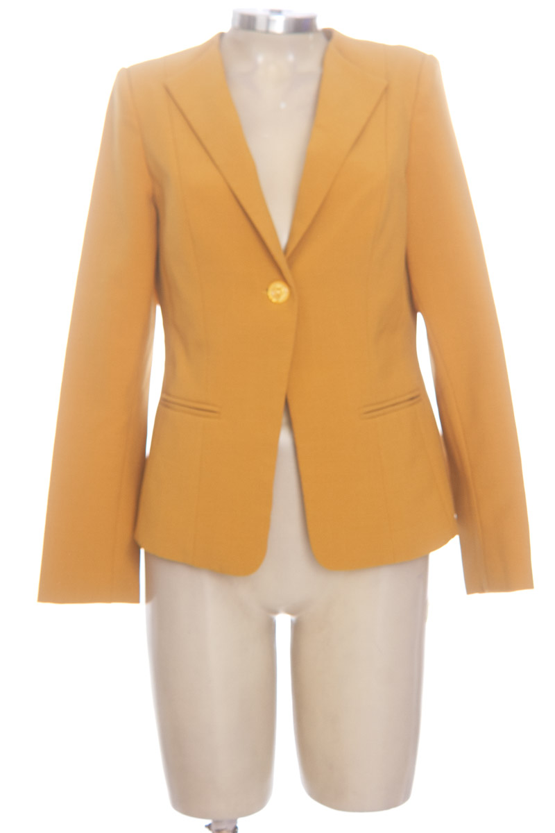 Chaqueta / Abrigo color Amarillo - La Textilera
