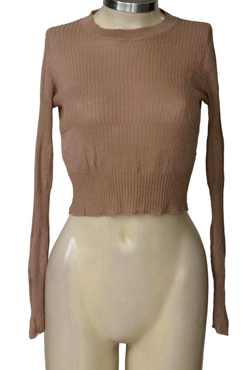 Top / Camiseta color Café - Zara