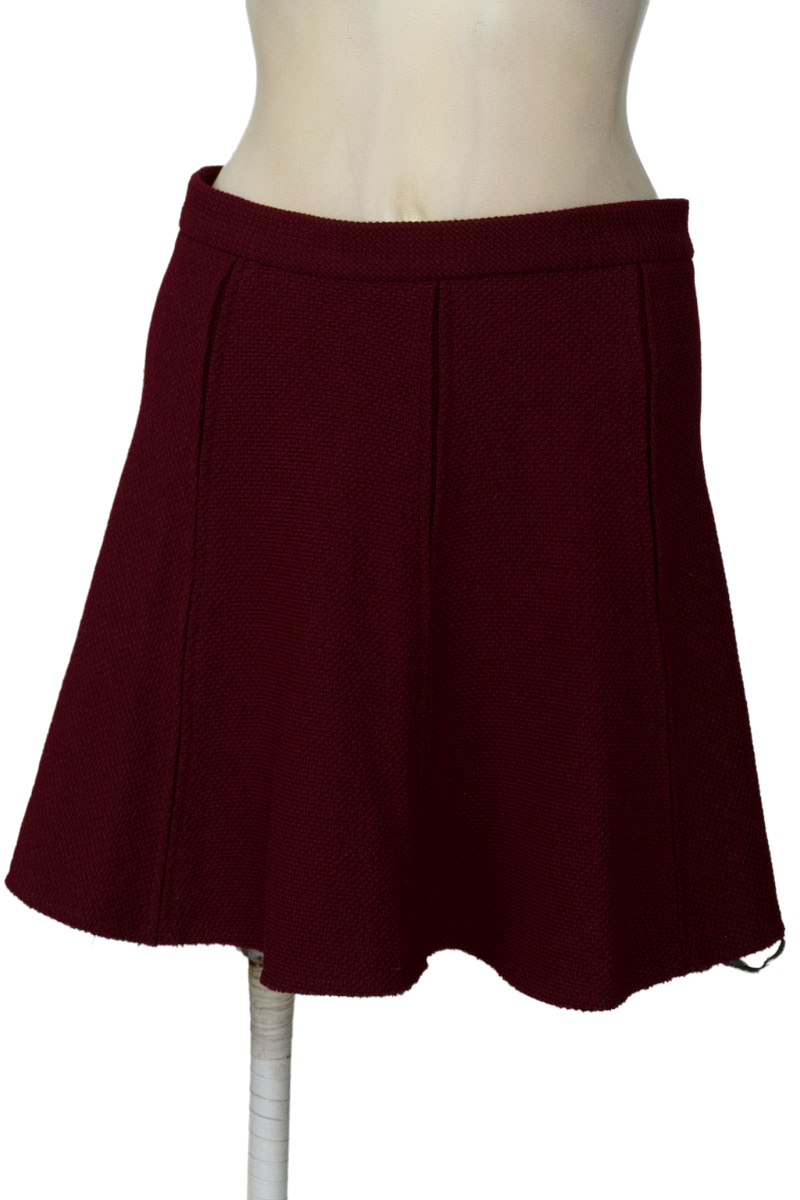 Falda color Vinotinto - Zara