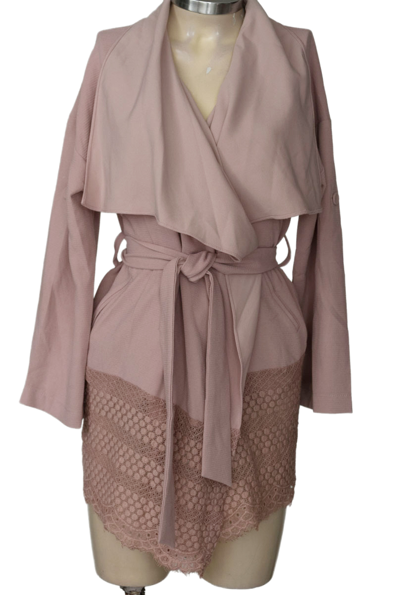 Chaqueta / Abrigo color Rosado - NAF NAF
