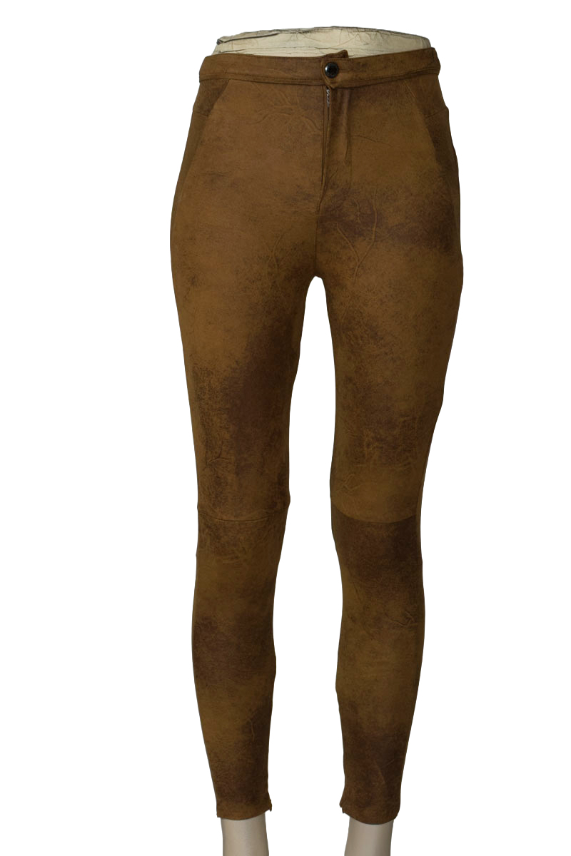 Pantalones color Café - Bershka
