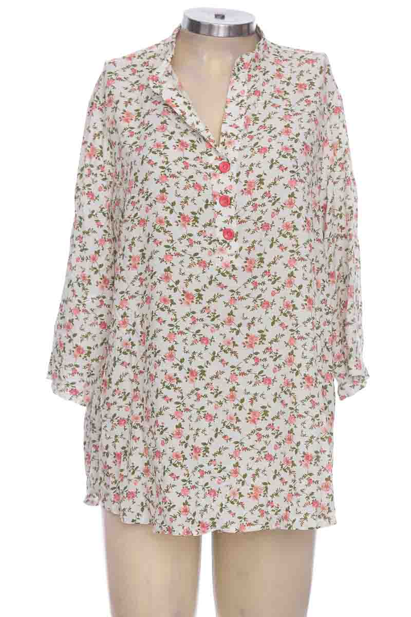 Blusa Palm Dream en blanco roto main image 0