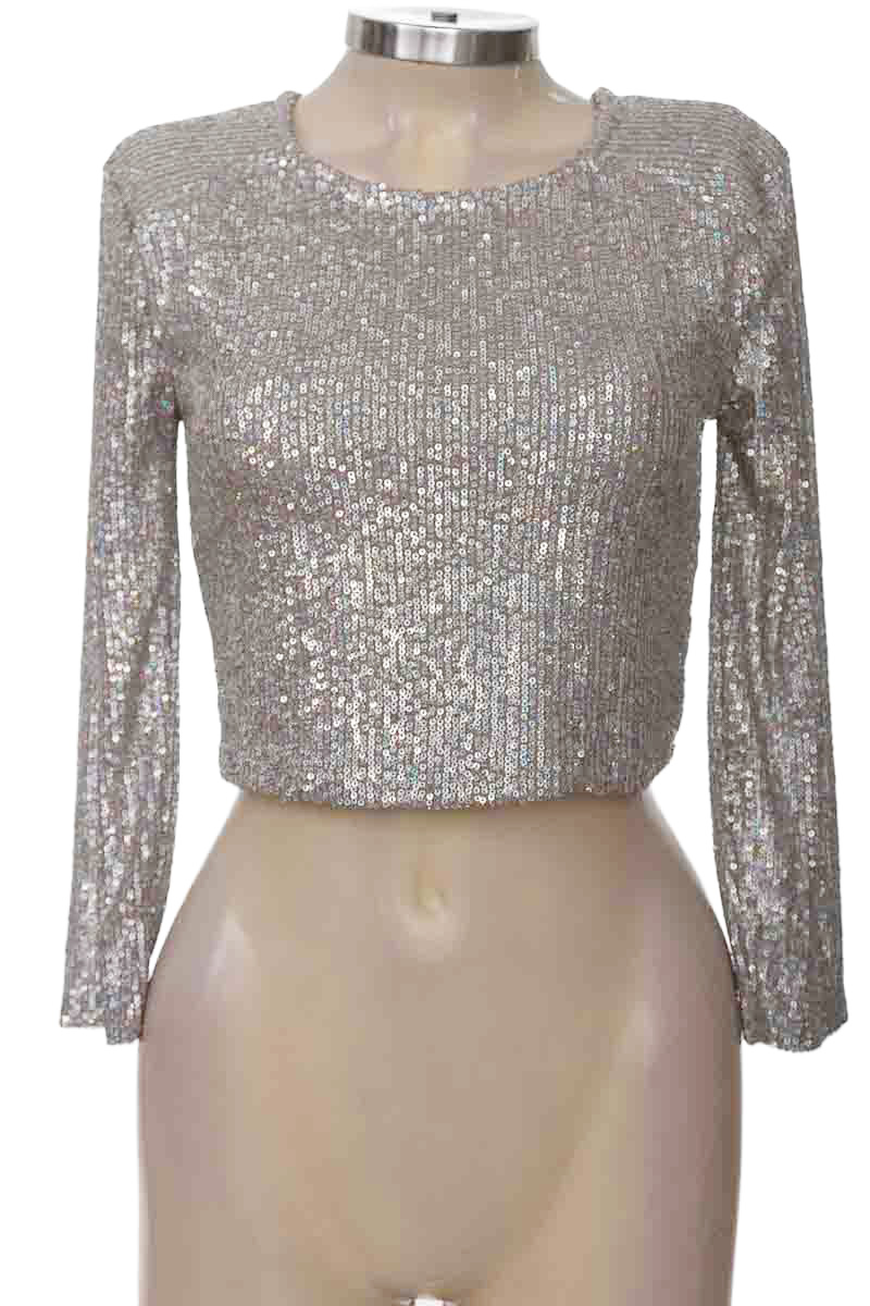 Blusa color Plateado - ELA