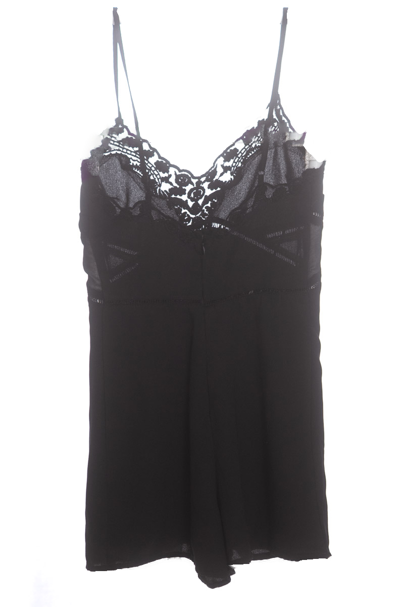 Vestido / Enterizo color Negro - Bershka