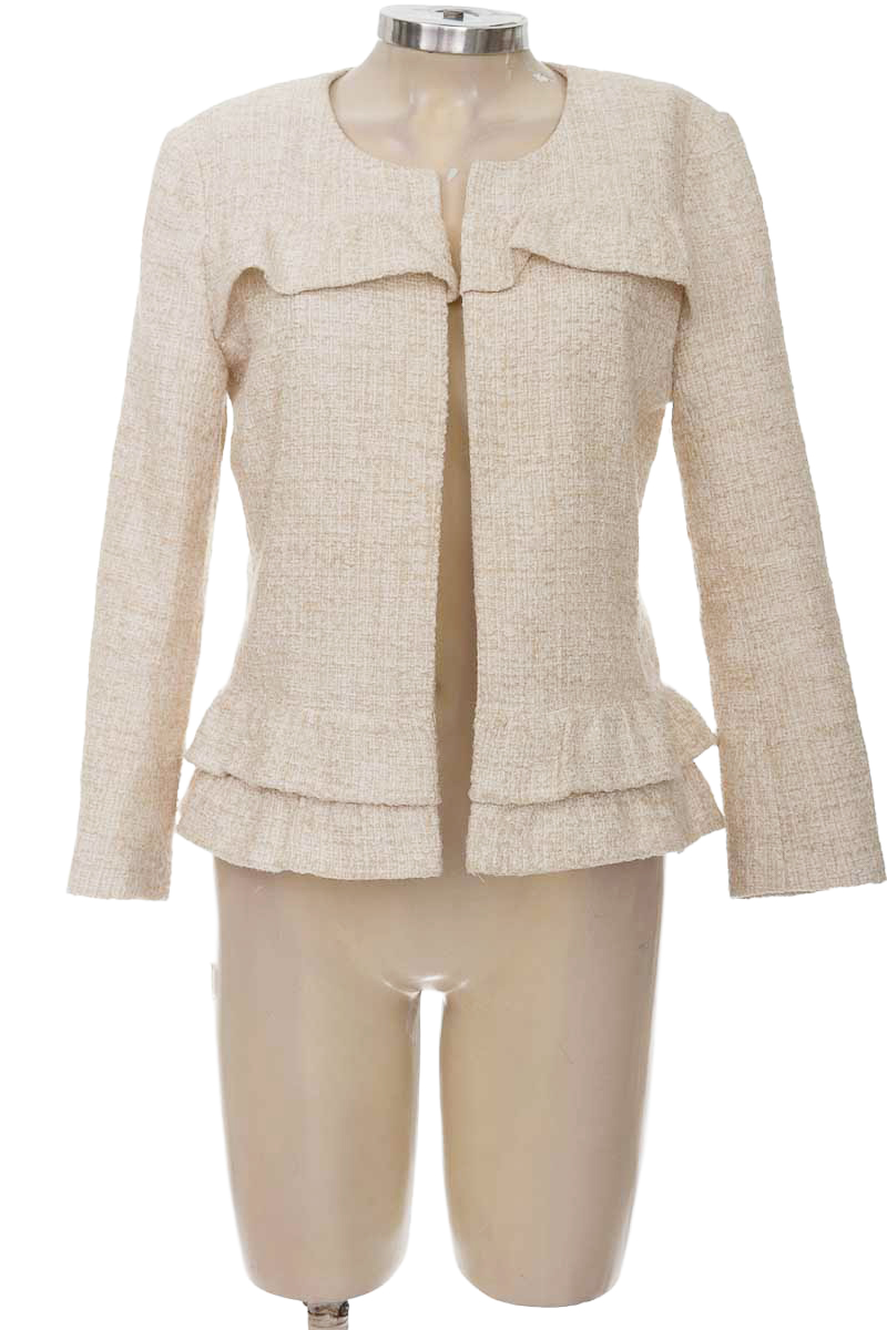 Chaqueta / Abrigo color Beige - Ann Taylor