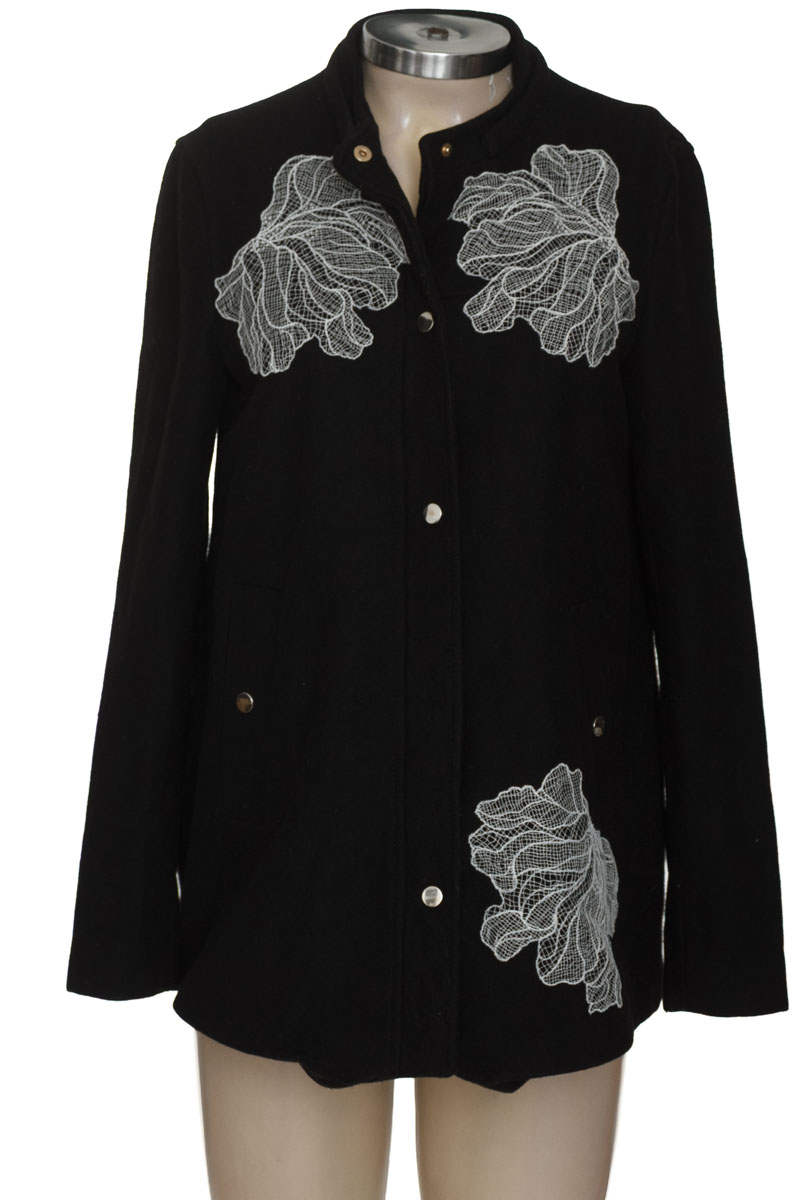 Chaqueta / Abrigo color Negro - Zara
