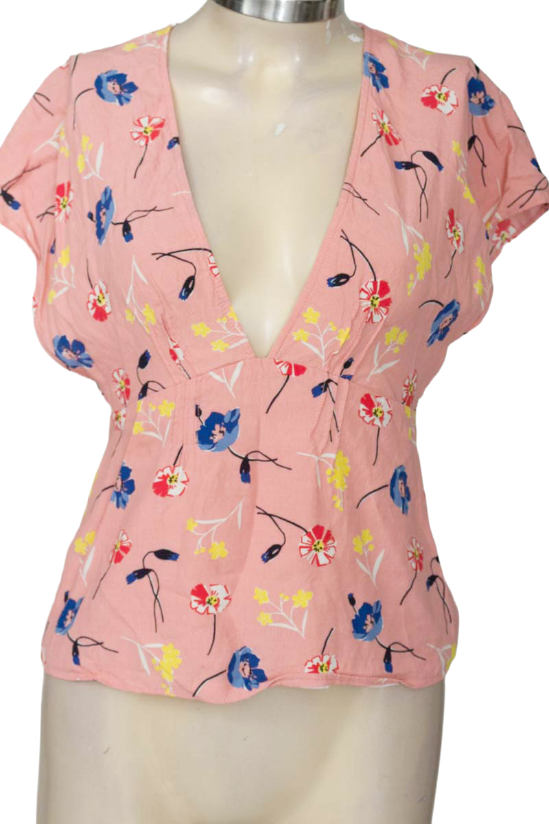 Top / Camiseta color Rosado - Zara