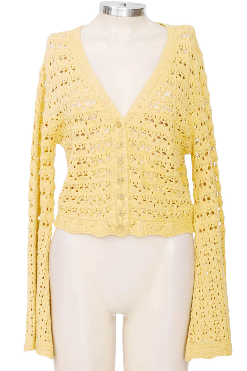 Sweater color Amarillo - NAF NAF