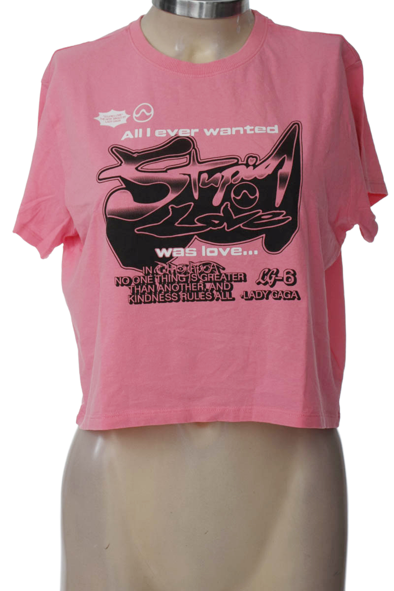 Top / Camiseta color Rosado - Divided by H&M