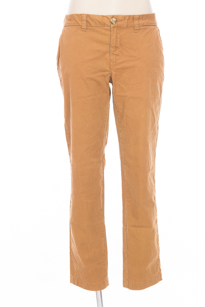 pantalon de cuadros cafe mujer