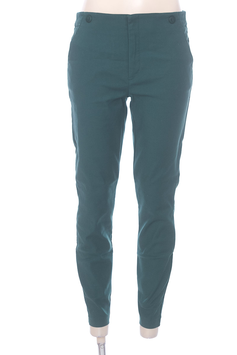 Pantalon Naf Naf Vert D'eau Taille 42 - Coupe Fuselée, Fermeture éclair, Neuf Avec étiquette