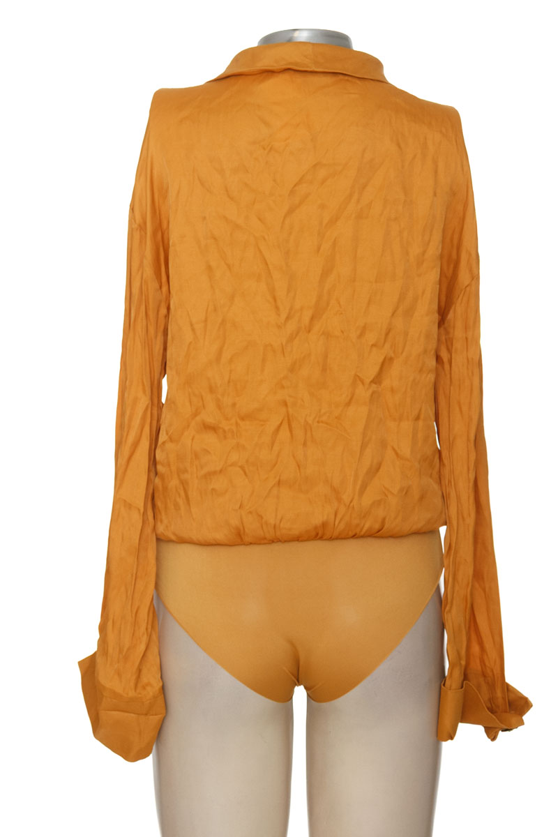 Blusa color Mostaza - Zara