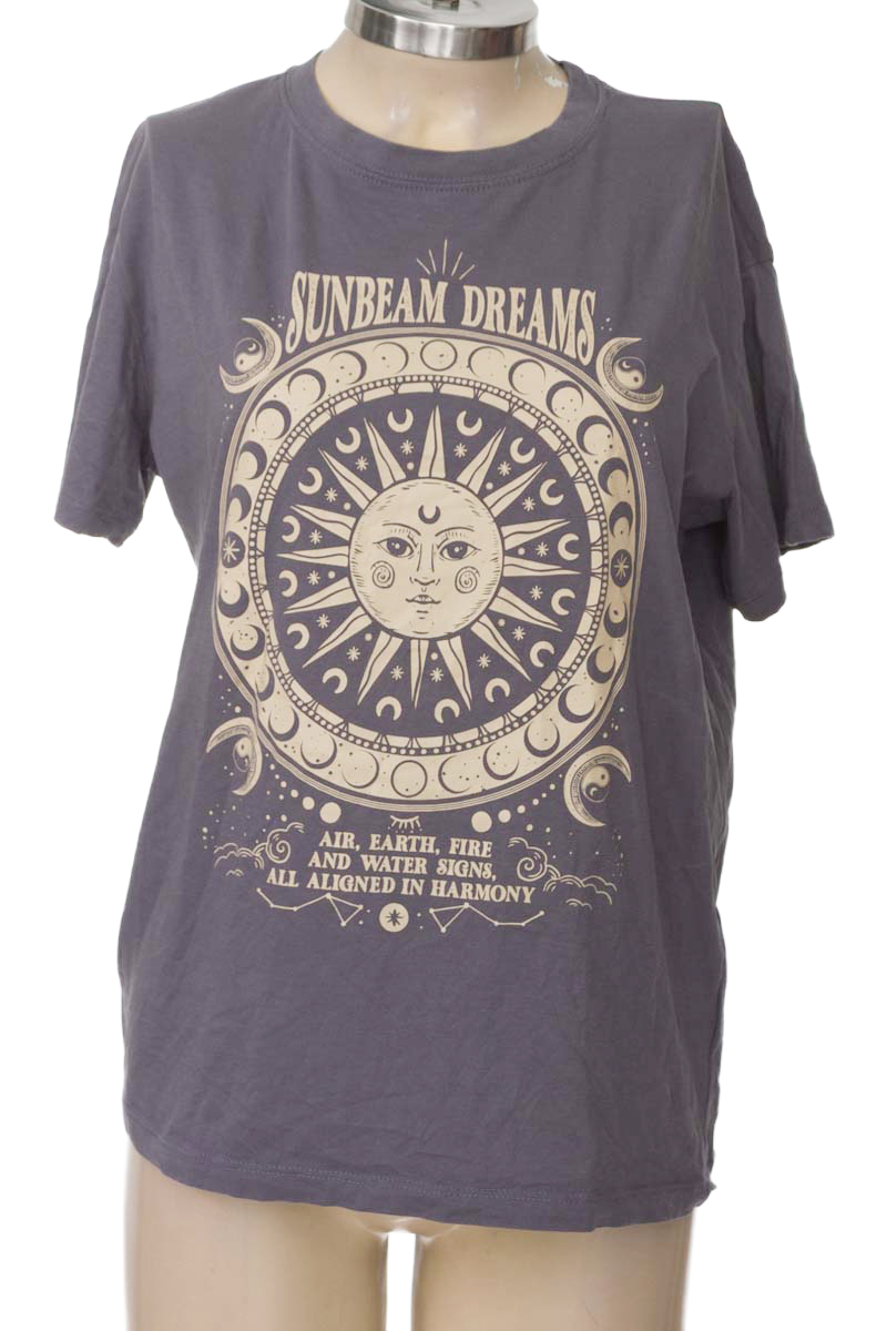 Top / Camiseta color Gris - Pull & Bear